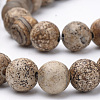 Dyed Natural Agate Beads Strands G-Q462-130D-6mm-3
