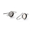 Tarnish Resistant 304 Stainless Steel Earring Hooks STAS-F271-01A-P-3