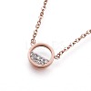 304 Stainless Steel Pendant Necklaces NJEW-L166-09-3