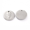 Non-Tarnish 304 Stainless Steel Pendants STAS-G242-17P-2