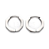 304 Stainless Steel Octagon Huggie Hoop Earrings STAS-J033-04B-P-1