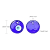 Handmade Lampwork Evil Eye Pendants X-LAMP-E106-02A-2