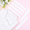 Plastic Collar Stays for Men's Dress Shirts AJEW-HY0003-21C-4
