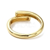 Rack Plating Brass Plain Band Cuff Rings RJEW-Q777-09G-3