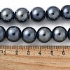 Electroplate Round Pearlized Glass Pearl Beads Strands X-EGLA-U002-01A-4