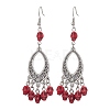 2 Pairs Brass Dangle Earrings EJEW-JE05890-03-S-1