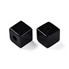 Natural Black Obsidian European Beads G-N345-07A-01-2