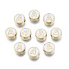 Alloy Enamel Beads ENAM-N052-006-01A-RS-1