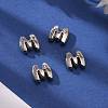 Letter Slider Beads for Watch Band Bracelet Making ALRI-O012-M-NR-4