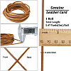 Gorgecraft Flat Cowhide Leather Jewelry Cord LC-GF0001-10C-02-2