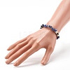 Natural Sodalite Beads Stretch Bracelets for Children BJEW-JB06388-03-3