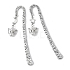 Angel Alloy Hook Bookmarks AJEW-JK00315-01-1