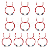 CHGCRAFT 10Pcs Adjustable Braided Nylon Thread Link Bracelet Making AJEW-CA0003-89-1