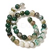 Natural Agate(Dyed & Heated) Beads Strands G-H066-B10-03-3