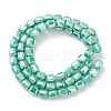 Electroplate Glass Beads Strands EGLA-K015-08G-2