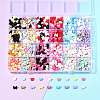 131.1G 23 Styles Opaque Acrylic Beads SACR-FS0001-45-7