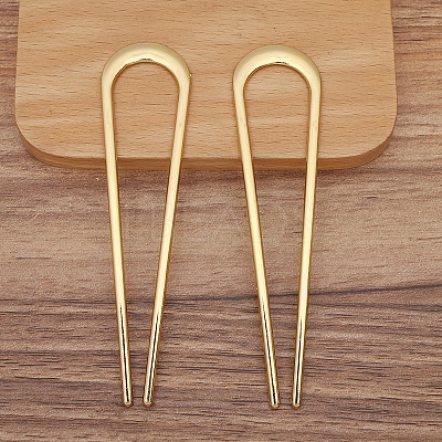 Alloy U-shaped Hair Forks PW-WGBD216-02-1