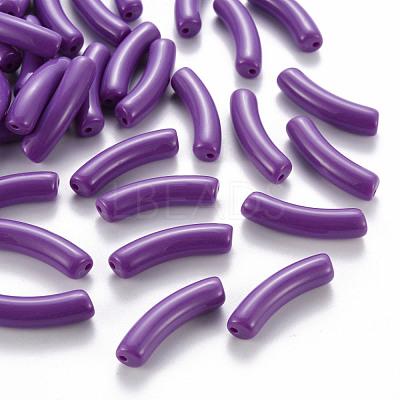 Opaque Acrylic Beads MACR-S372-002B-S016-1