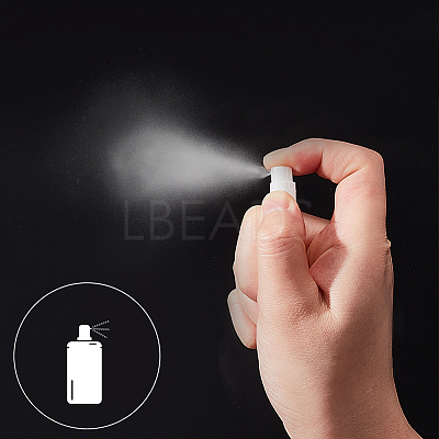 80 Sets 3ML Plastic Spray Bottles with 2Pcs Mini Transparent Plastic Funnel Hopper MRMJ-BC0003-28A-1