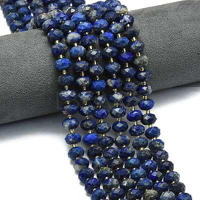 Natural Lapis Lazuli Beads Strands G-P573-A44-01-1