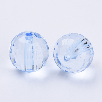 Transparent Acrylic Beads TACR-Q254-10mm-V41-1
