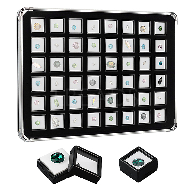 48 Grids Aluminum Boxes CON-WH0086-235C-1