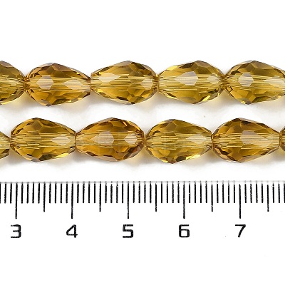 Transparent Glass Beads Strands EGLA-N013-T6mm-D08-1