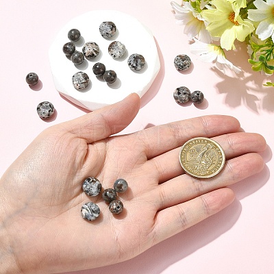 20Pcs 2 Styles Natural Fluorescent Syenite Rock(Glow under UV Light) Beads G-YW0002-81-1