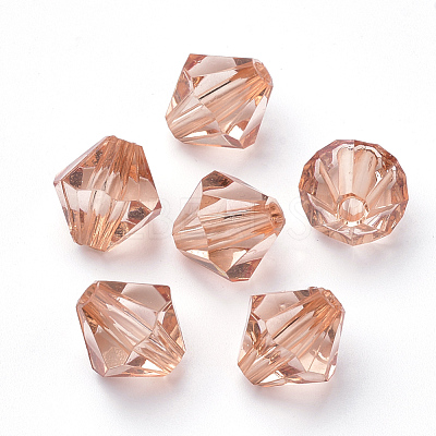Transparent Acrylic Beads TACR-S146-8mm-22-1
