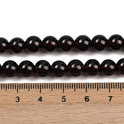 Mozambique Import Natural Grade AAAA Garnet Round Beads Strands G-E300-AAAA-8mm-1
