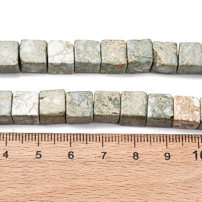 Natural Variscite Beads Strands G-B155-C05-8x8mm-1