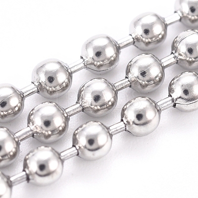 304 Stainless Steel Ball Chains CHS-F009-01C-P-1