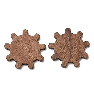 Walnut Wood Cabochons WOOD-F013-15-1