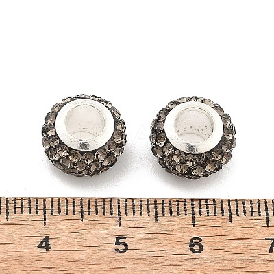 Rondelle Polymer Clay European Beads FIND-U001-01E-1