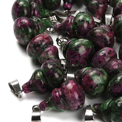 Dyed Natural Marble Pendants G-B127-03P-11-1