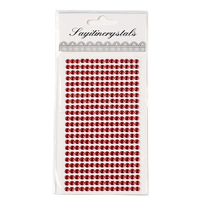 Self Adhesive Acrylic Rhinestone Stickers STIC-PW0012-01B-1