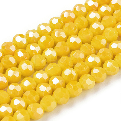 Opaque Glass Beads Strands EGLA-A035-P3mm-A04-1