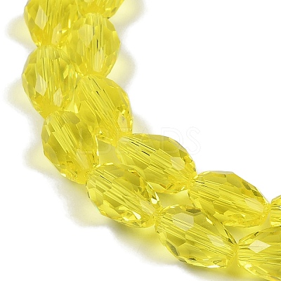 Transparent Glass Beads Strands EGLA-N013-T6mm-D26-1