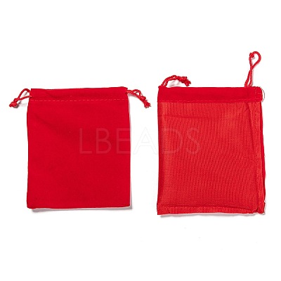 Rectangle Velvet Pouches X-TP-R002-10x12-04-1