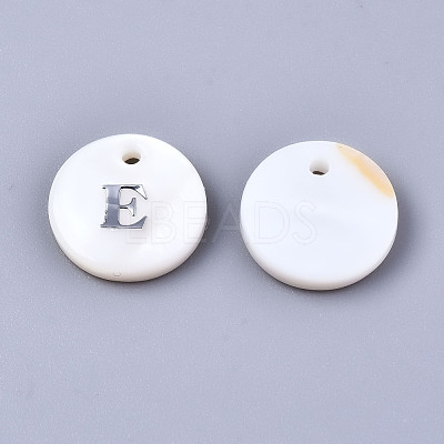 Natural Freshwater Shell Pendants SHEL-Q018-01A-E-P-1