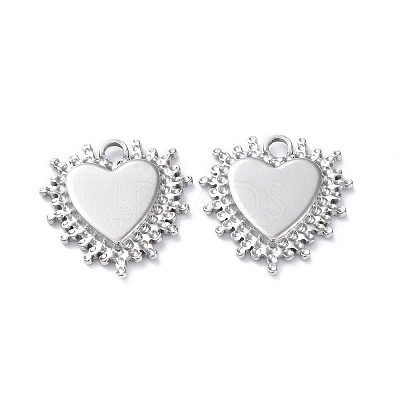 Non-Tarnish 304 Stainless Steel Pendants STAS-P324-17P-1