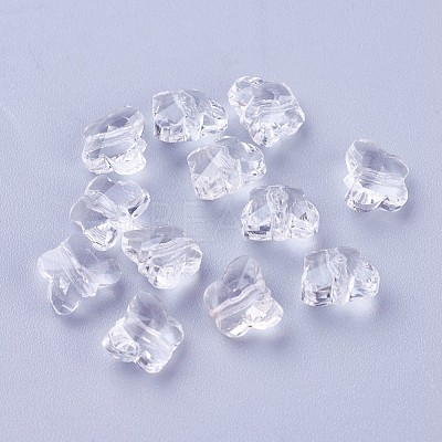 Transparent Glass Beads GLAA-P037-02B-28-1