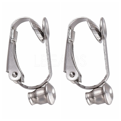 Brass Clip on Earring Converter X-KK-Q115-N-1