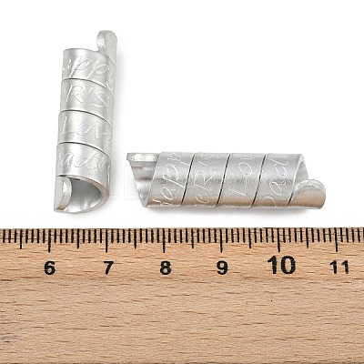 Aluminum Beads ALUM-P001-02S-1
