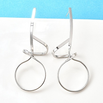 Tarnish Resistant 304 Stainless Steel Stud Earrings EJEW-L215-48P-1