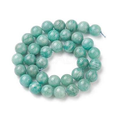 Natural Amazonite Beads Strands G-F461-12-10mm-01-1