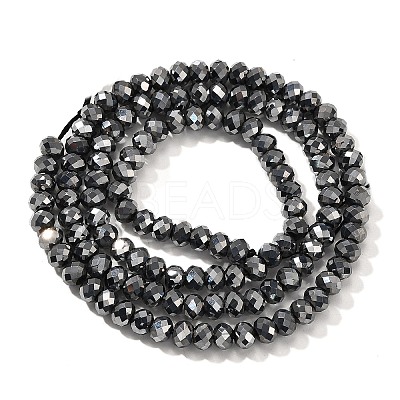 Terahertz Stone Beads Strands G-L613-D02-02-1