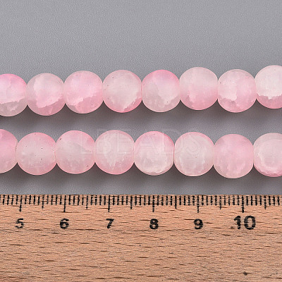 Crackle Glass Beads Strands GLAA-N009-10mm-02-1