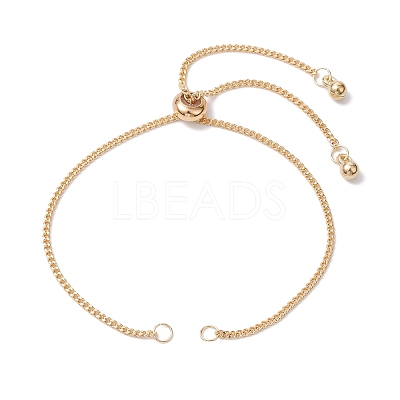 Brass Slider Bracelet Makings AJEW-JB01253-01-1