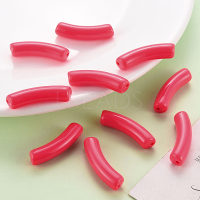 Opaque Acrylic Beads MACR-S372-002B-S008-1